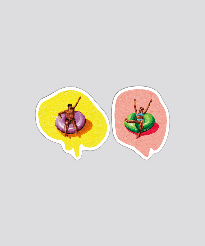 Acrylic Piece Magnet 01-05
