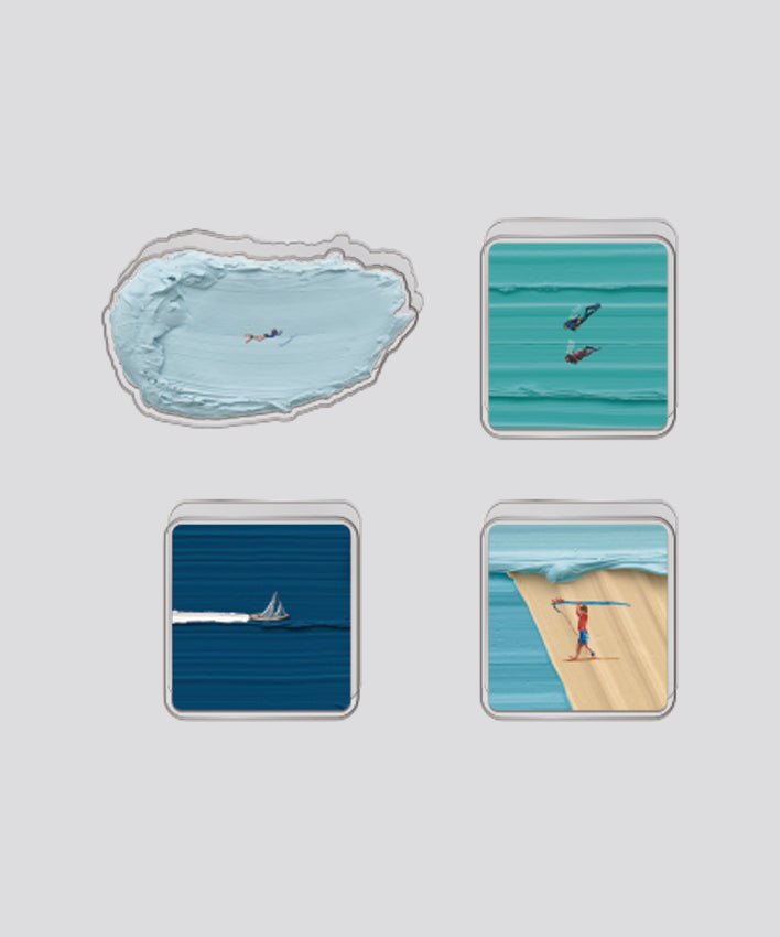 Acrylic Clip Set 01-03